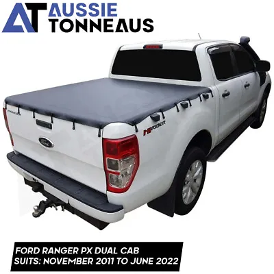 Bunji Tonneau Cover For Ford PX Ranger Dual Cab Without Headboard (Nov 11-Jun22) • $190.42