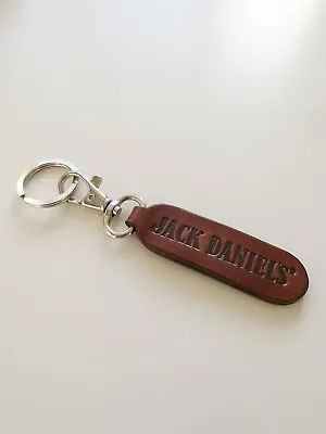 Jack Daniel's Licensed Spanish Leather Keyring - No Longer Produced - BNIB 2277 • £8