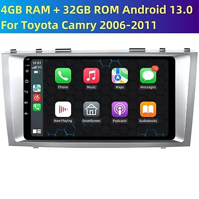 9.2'' 4+32GB Android 13.0 Car Radio Stereo BT 5.0 GPS For Toyota Camry 2006-2011 • $123.99