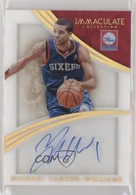 2014-15 Immaculate Shadowbox Signatures Gold /10 Michael Carter-Williams Auto • $29.28