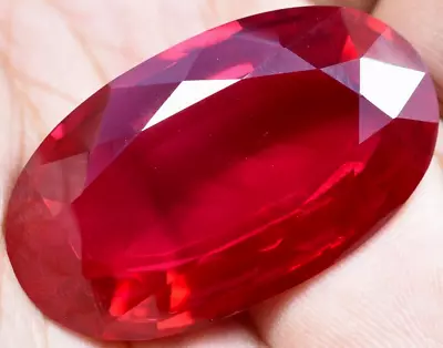 Natural 125.35 Ct Mogok Pink Huge Ruby  Sparkling GGL Certified Treated Gemstone • $5.50