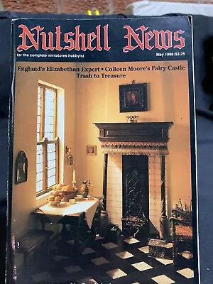 Nutshell News Magazine May 1988   - Dollhouse Miniatures Articles Projects • $2