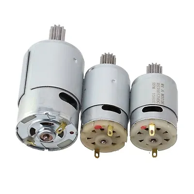 RS550 RS390 RS380 12V 6V DL555 24V 10 Teeth Motors For Kids Electric Cars • £9.96