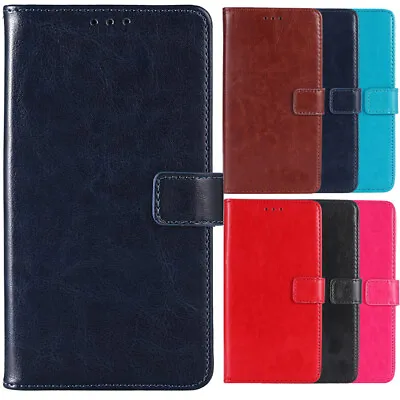 Flip Premium Phone Leather Case Cover TPU Silicone Shell Wallet For Smartphone • $16.48