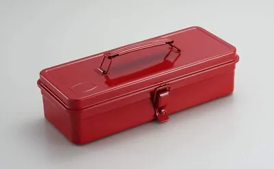 TOYO Steel Tool Box Trunk T-320 Red Made In Japan 32 X 12.5 X 8.5 Cm  • $52.33