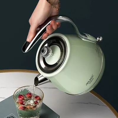 Vintage Electric Kettle 1.5L Portable Travel Water Boiler Retro Coffee Pot Gift • $69.99