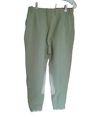 Vintage Pytchley Equestrian Riding Pants Breeches Size 30 Long. Viscose Green  • $14.95