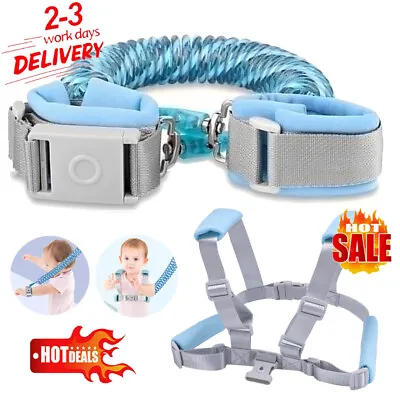 Baby Toddler Anti Lost Safety Harness Child Walking Leash Belt Strap Rope Reins • £8.91