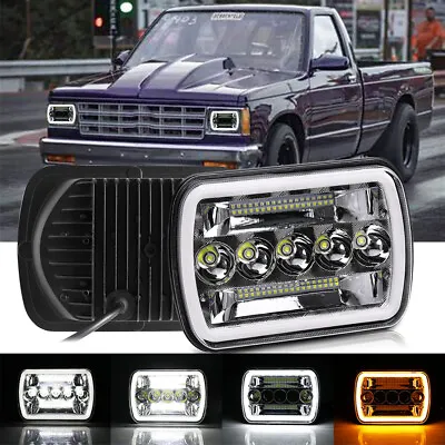 Fit 82-93 Chevy S10 Blazer GMC S15 7X6 Projector Halo LED Headlight  Hi/Lo • $28.68