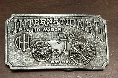 Vintage 1974 International Auto Wagon 1907-1909  Belt Buckle Bergamot • $25