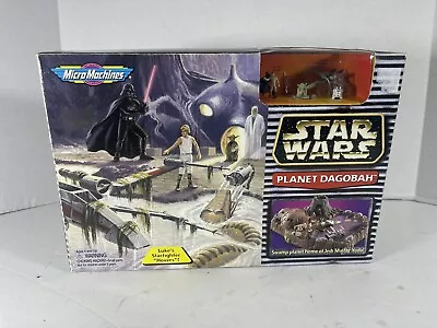 Vintage Star Wars 1990s Micro Machines Planet Dagobah Action Playset Galoob 1996 • $29.72