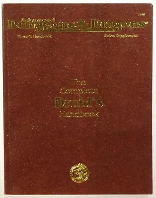 1994 ADVANCED DUNGEONS & DRAGONS Complete DRUID Handbook-2nd Edition • $60