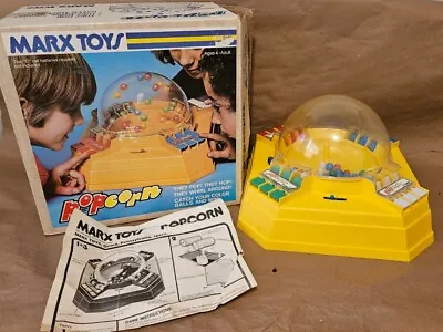 MARX Toys Popcorn 1976 Vintage Battery Operated Table Top Game W/ Box + Manual • $59.99