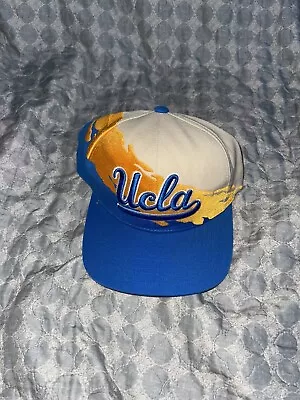 Mitchell & Ness UCLA Bruins Football Hat Cap Snapback Paintbrush Retro NCAA • $25