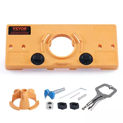 VEVOR Concealed Door Hinge Jig Cabinet Hinge Jig With C-Type Clamp Accessories • $25.99