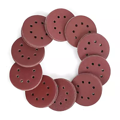 150-Piece Sanding Discs Set - 5-Inch 8-Hole Sandpaper 10 Grades Details Below. • $25.62