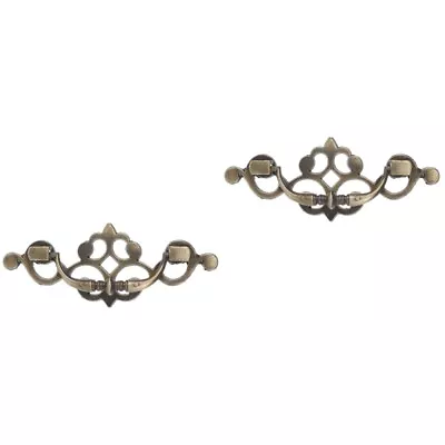  2pcs Vintage Pull Handle Drawer Cupboard Pull Handle Cabinet Retro Style • £7.69