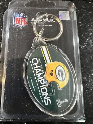 GREEN BAY PACKERS SUPER BOWL 45 XLV Key Chain NFL Football NEW • $12.99