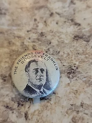 The Friends Of Franklin D. Roosevelt President Campaign Pinback Button 1932 • $17.99