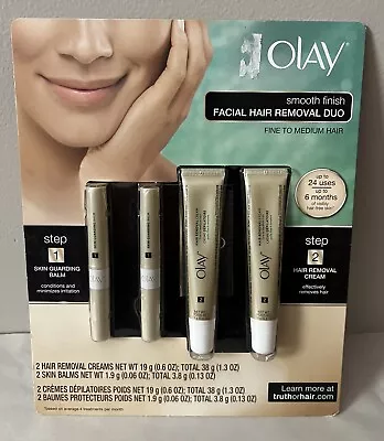Olay Smooth Finish Facial Hair Removal Duo Fine To Medium Hair 2 Pack! Sealed • $233.97