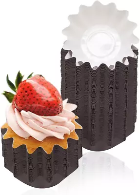 100 PCS Baking Cups Cupcake Liner Flared Standard Muffin Wrappers Greaseproof • $13.99