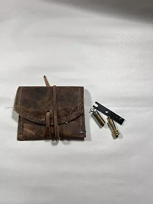 Muzzleloader Ramrod Attachment Pouch Made From Bison Leather • $19