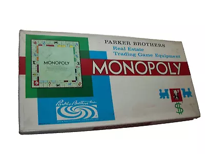 Vintage 1961 Monopoly By Parker Brothers Classic Edition Complete In Nice Shape • $12.95