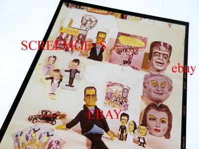 The Munsters TV Rare 4x5 Photo Transparency Vintage Toys Games Merchandise 1966 • $75