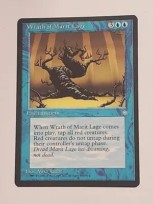 MTG Wrath Of Marit Lage (Ice Age/Blue/R) - BGM • $1.78