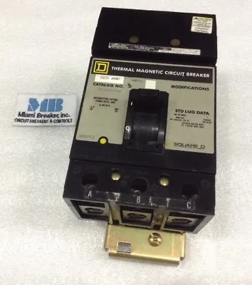 Q232225h Square D 3 Pole 225 Amp 240 Volt Circuit Breaker  2 Year Warranty  • $199.99