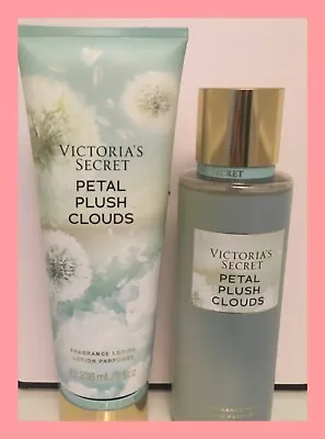 NEW Victoria’s Secret PETAL PLUSH CLOUDS 2 Piece Fragrance Mist & Lotion Set • $29.99