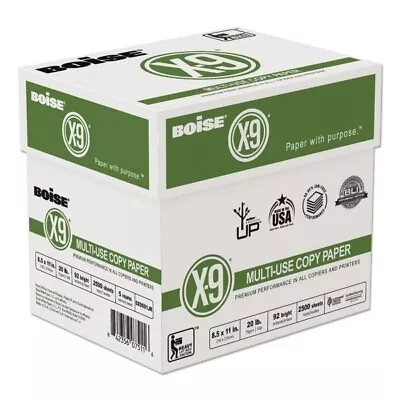 Boise Paper X-9 Multi-Use Print & Copy Paper Letter Size (8 1/2  X 11 ) 20 Lb • $49.20