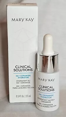 Mary Kay Clinical Solutions HA + Ceramide Hydrator  0.5 Fl. Oz. New In Box  • $21.99