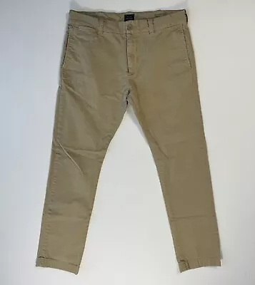 J Crew Pants Mens 32x32 (32x31) 484 Slim Sun Faded Stretch Chinos Casual Preppy • $14.95