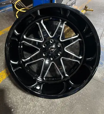 22x12 FUEL WHEELS 'D749' HAMMER BLACK + MILLED WHEELS 6X135 FORD F150 (NEW) • $1200