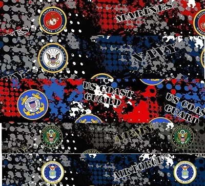 100% Cotton Fabric Military Variety Of Choices 1/4 Yd And 1/2yd • $3.99
