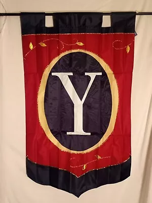 Initial Flag  Y   House Flag 28x44 Double Sided • $12