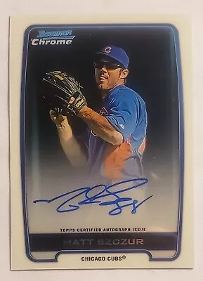 2012  Bowman Chrome  Prospects Autograph  Auto  Matt Szczur Card # BCA-MS • $8