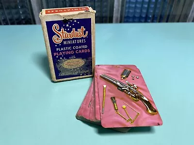 Vintage Stardust Miniature Mini Playing Cards Made In USA 52 Cards • $9.50