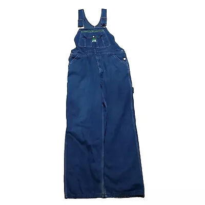 Liberty Overalls 36x32 Mens Blue Carpenter Bib Work Farm Hand Comfort Wear • $29.95