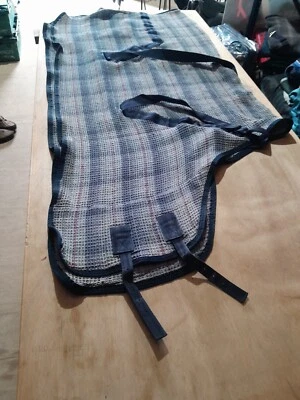 £5 • Buy 5'3  Loveson Blue Waffle Cooler Rug  -WS 71