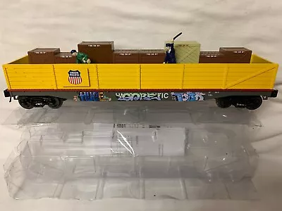 ✅williams Operating Union Pacific Cop & Robber Chase Flat Car!  • $99.99