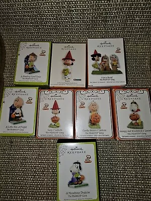 Various Hallmark Peanuts Halloween Ornaments. Charlie Brown Snoopylucylinus • $14.95