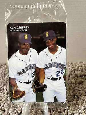 Ken Griffey Father & Son 1991 Mothers Cookies #3/4 Baseball Card Sealed • $3
