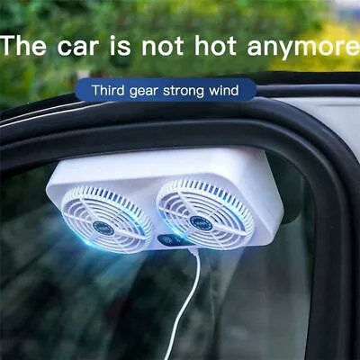 USB Charging Cooling Tool Car Air Circulation Smoke Exhaust Fan Ventilation Fan • $45.89