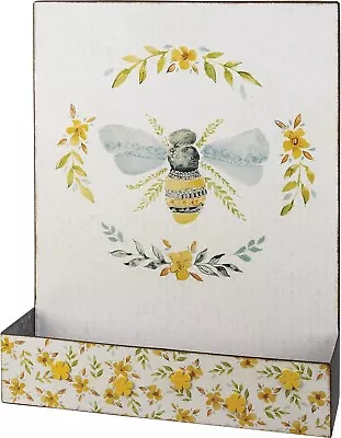 Primitives By Kathy Rustic Bee Theme Magnet Message Board Display Decor Metal • $34.99