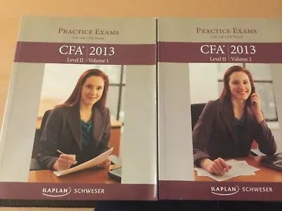 CFA Level 2 2013 Practise Exam Books 1 & 2 (very Good Condition)  • £19.99