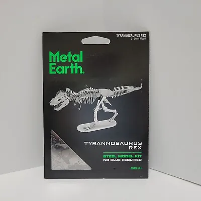 Fascinations Metal Earth 3D Steel Model Kit Tyrannosaurus Rex T-Rex • $4.95