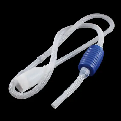 Aquarium Fish Tank Fishbowl Gravel Cleaning Hand Pump Siphon 1.7M Long • $13.65