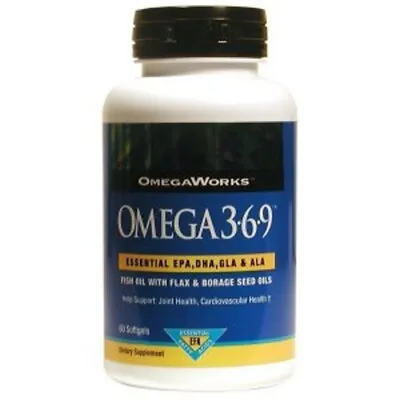 Omega 3-6-9 60 Each By OmegaWorks • $40.70